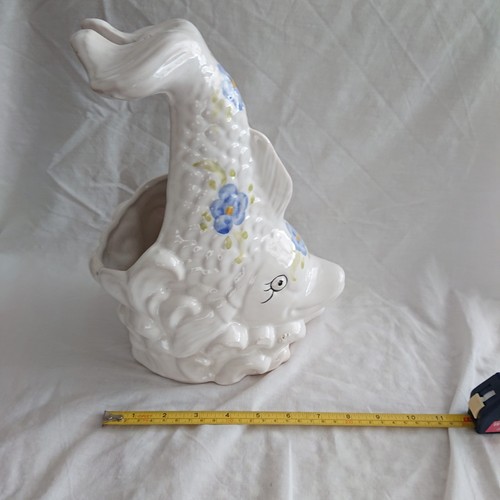 Ceramic fish toilet brush - a,