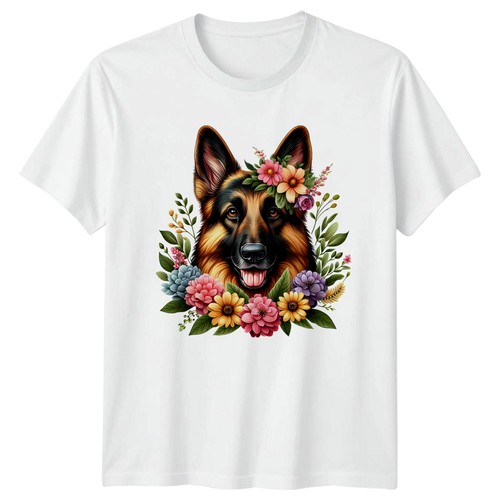 German shepherd dog portrait - german,