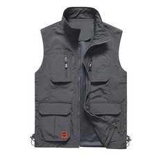 Mens Multi Pocket Vest Hunting
