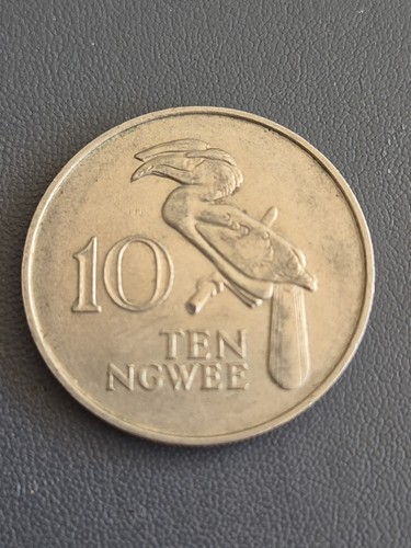 Zambia ten ngwee coin - 10, 1968