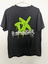 WWE DX D-Generation X Distressed T-Shirt M Wrestling Triple H Shawn Michaels WWF