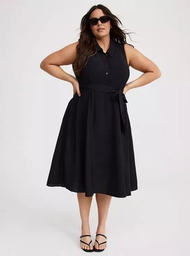 Bnwt torrid collared midi - bnwt,