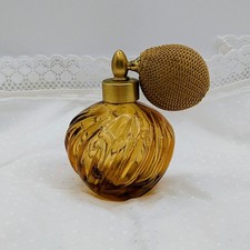 Vintage amber swirl groove - amber,