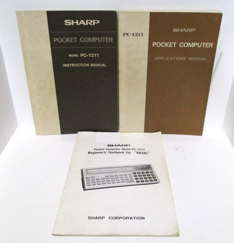 Sharp 1211 pocket computer - sharp,