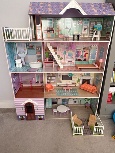 Large wooden doll - doll’s, house