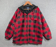 Puritan Red Check Plaid Lined