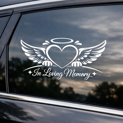 Loving memory vinyl decal - vinyl,