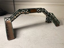 OO Gauge Airfix Footbridge - Pre Built. Excellent. Built and painted. Very Solid