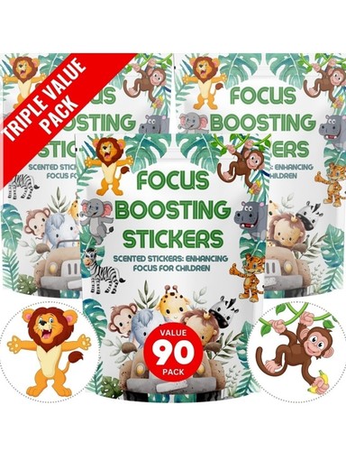 Focus boosting stickers for - focus,