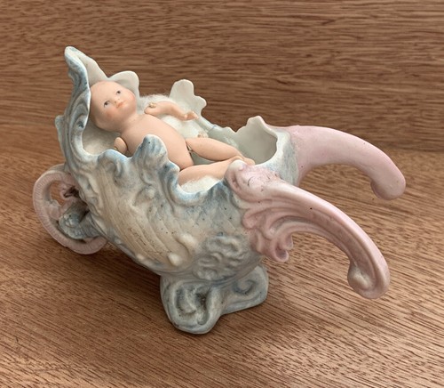 Victorian bisque pram - pram, baby