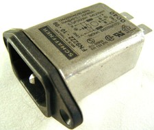 Schaffner FN9222-10-06 Mains Filter IEC Input Socket 250VAC 10A OM0387