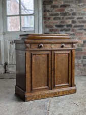C1880 quality English Pollard oak chiffonier cabinet  stamped