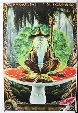 wizard on mushroom POSTER Rare