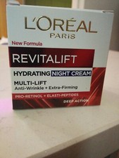 L'oreal Paris REVITALIFT hydrating night CREAM Multi-Lift Anti-Wrinkle firming 