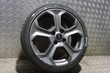 FORD FIESTA MK7 ST180 R17 ALLOY WHEEL WITH BAD TYRE 2013-2017 WU17-4