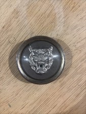 (196) Genuine Used Jaguar Alloy Wheel Centre Cap Silver/chrome 58mm