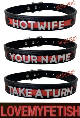 Buckle neck collar - neck, hotwife
