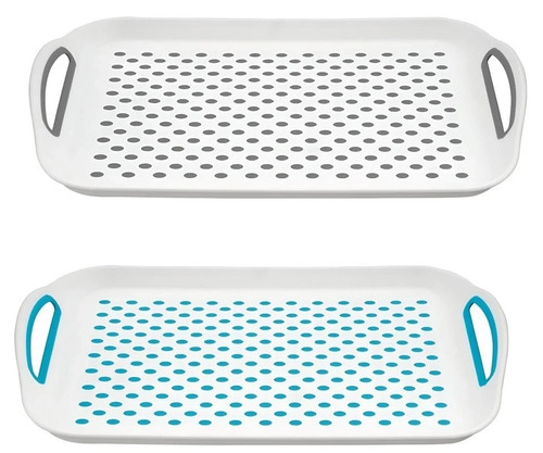 Serving tray with handles - serving,