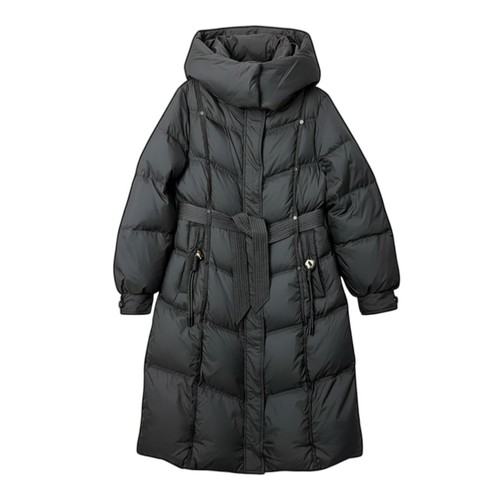 Women duck down long puffer - duck,