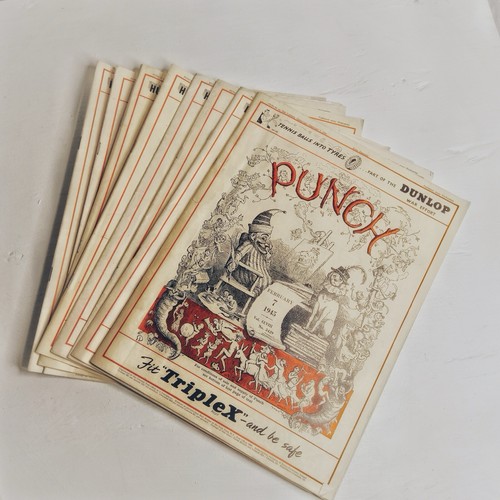 Lot punch magazines - 9,