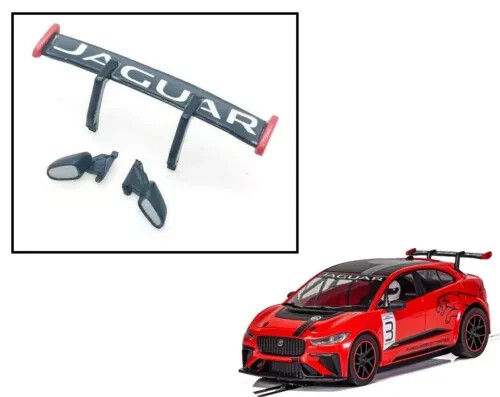Scalextric jaguar pace red - scalextric,