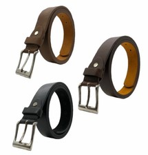 Mens Leather Belt 1 INCH