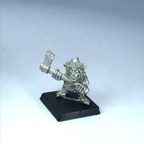 Forest goblin with axe dated - forest,