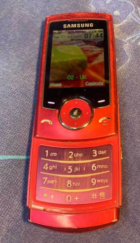 Samsung sgh u600 red unlocked - red,