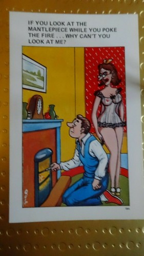 Comic humour sapphire card - a,