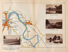map river Thames that runs
