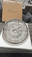KENSINGTON MOVING GEARS WALL CLOCK ROMAN NUMBERS