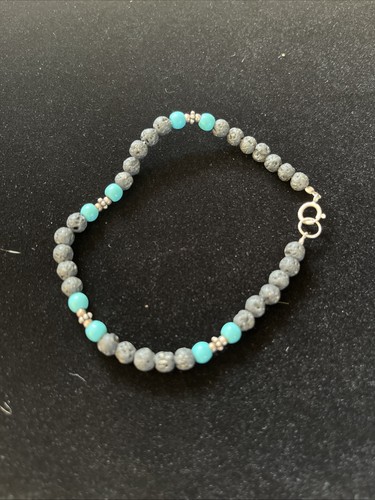 Volcanic lava rock beads and - rock,