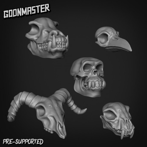 Animal skulls basing kit - basing, kit/