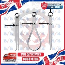 3PC LARGE PROFESSIONAL 150MM SPRING CALIPER SET INTERNAL EXTERNAL ENGINEERS