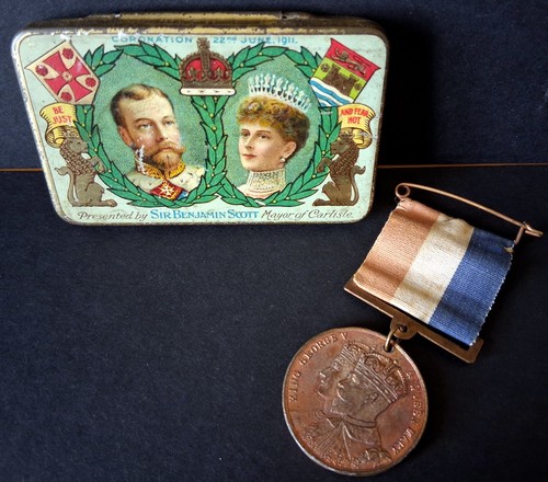 George coronation medal - george,
