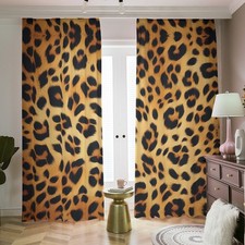 Leopard Blackout Curtains