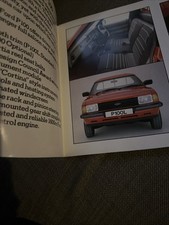 FORD P100 L PICK UP Sales Brochure 1985 FOLD OUT TRUCK - Classic Ford RARE