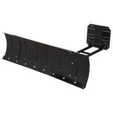 Black Powder-Coated Steel Snow Plough for ATV 150x38 cm, Adjustable Angles