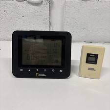 National Geographic LCD Weather Station inc. Sensor   9070100 good condition +++