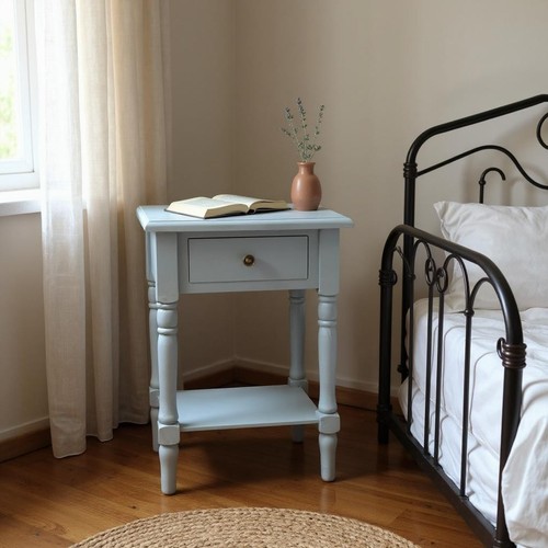Winter sky blue bedside - winter,