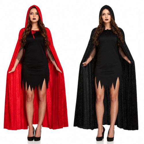 Adult velvet hooded vampire - adult,