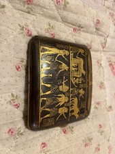 antique cigarette case 24 carat gold