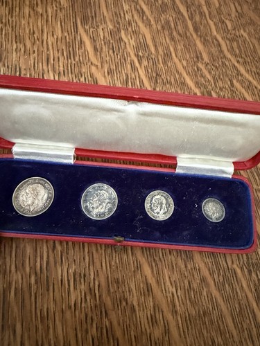 1935 maundy money silver - maundy,