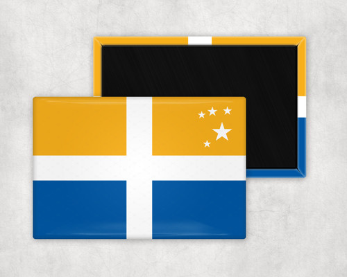 Scilly isles flag metal - scilly,