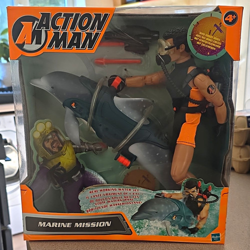 Hasbro action man marine - hasbro,