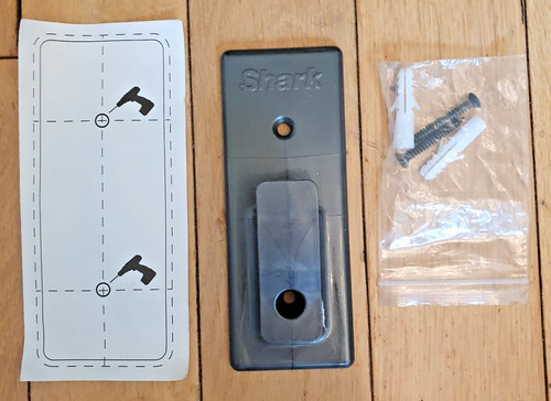 Vacuum cleaner wall - cleaner, hook