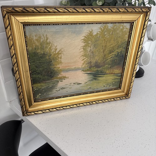 Vintage oil painting edmund - -,