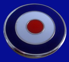 MOD TARGET BADGE - BLUE WHITE