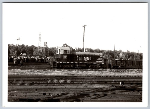 Burlington route locomotive - route, #