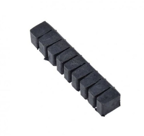 Damping rubber pass - pass., for